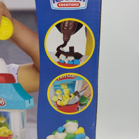 Play Doh Kitchen Creations Popcorn Party Popcorn Oreo Play Food Toy Set 6 Cans - Picture 7 of 8